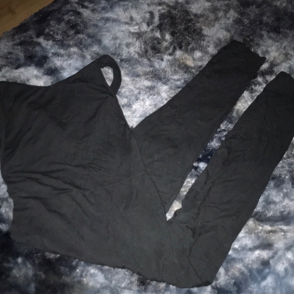 Black One-Shoulder Jumpsuit